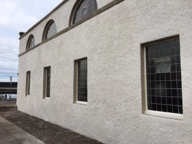 lime harling and lithomex window ingoes