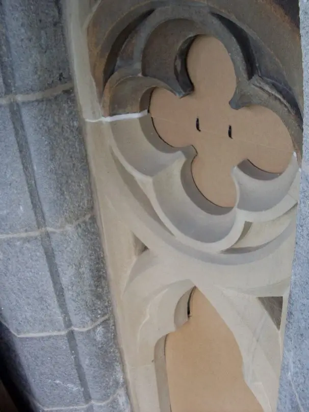 floral decorative indents st mary's cathedral