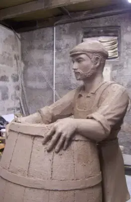 Cooper And Barrel Clay Model