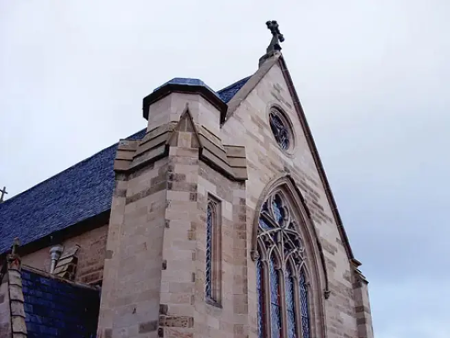 The old church of St Sylvesters