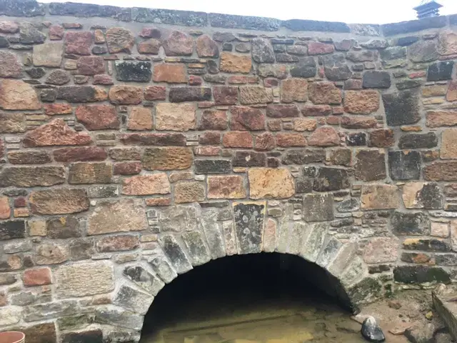 Linkwood double sided Rubble Wall & Arch waterway.