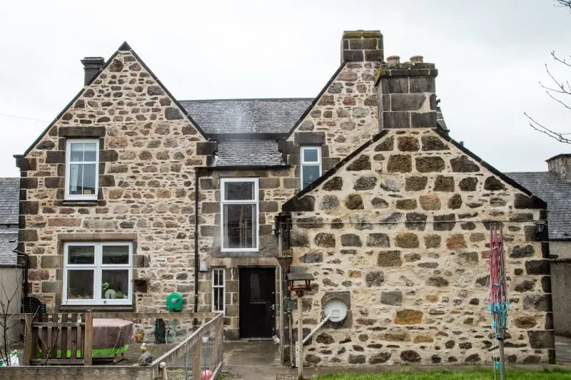 1880 Distillery Managers house traditional coating and rendering